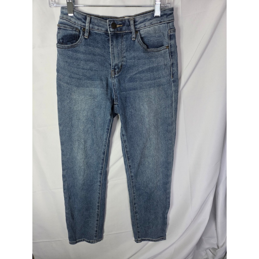 RSQ Jeans High Rise Straight Leg Blue Denim